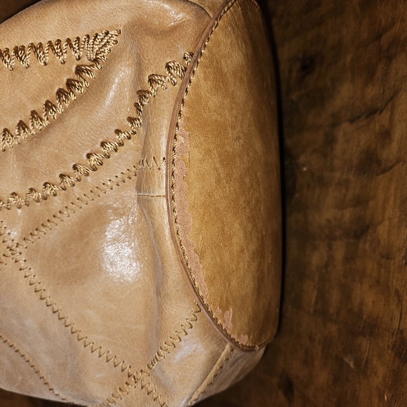 Tan Leather The SAK Peace Sign Bag - Picture 2 of 8